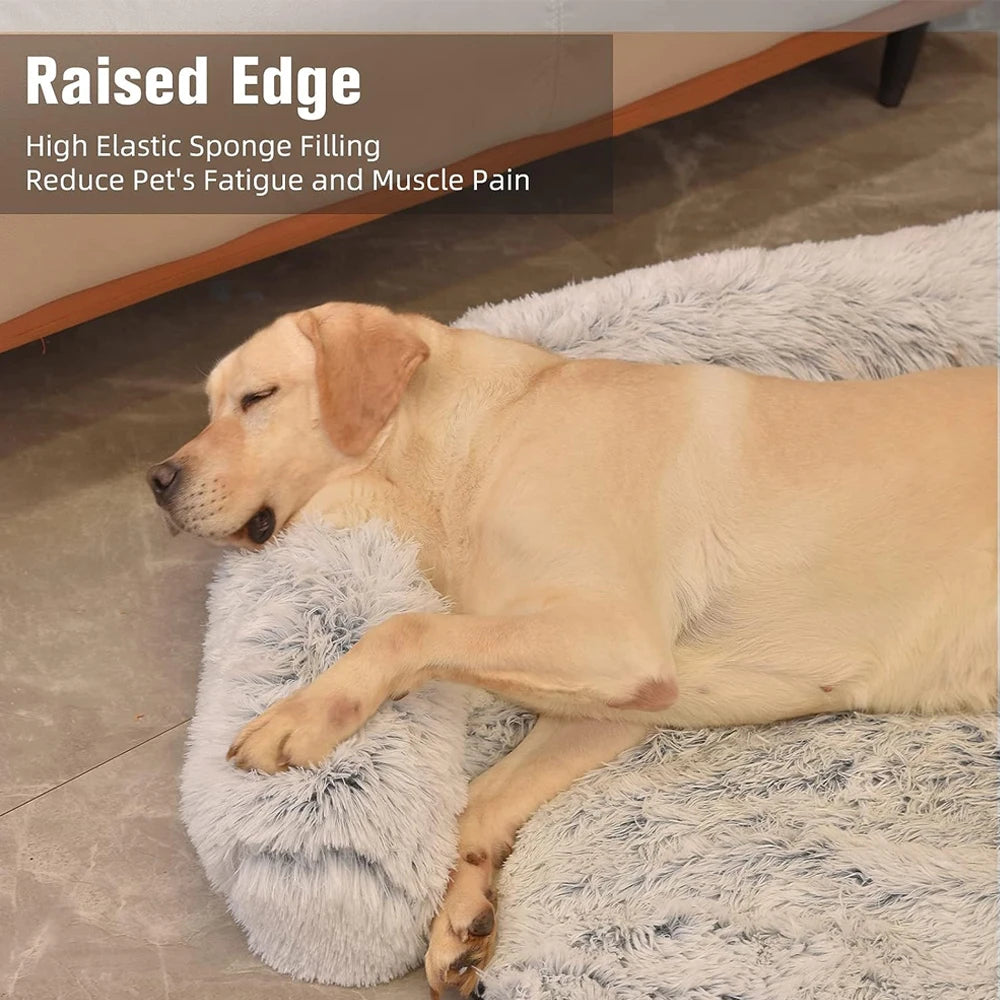 Removable Plush Pet Dog Bed