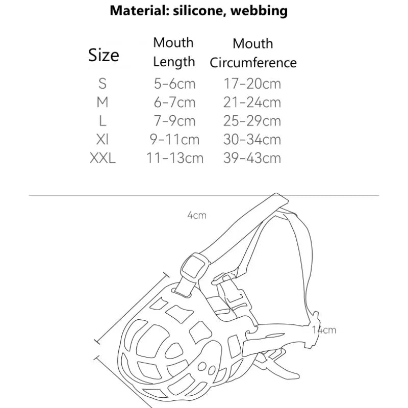 Silicone Dog Muzzle